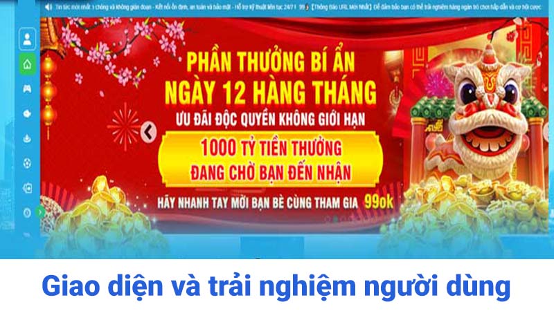 Giao diện và trải nghiệm người dùng